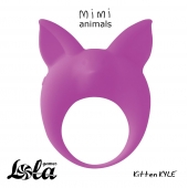 Фиолетовое эрекционное кольцо Kitten Kyle - Lola Games - в Северске купить с доставкой