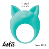 Зеленое эрекционное кольцо Lemur Remi - Lola Games - в Северске купить с доставкой