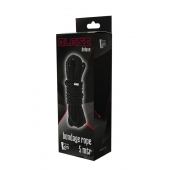 Черная веревка для шибари DELUXE BONDAGE ROPE - 5 м. - Dream Toys - купить с доставкой в Северске