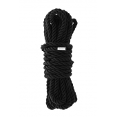 Черная веревка для шибари DELUXE BONDAGE ROPE - 5 м. - Dream Toys - купить с доставкой в Северске