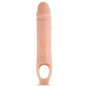 Телесный реалистичный фаллоудлинитель 10 Inch Silicone Cock Sheath Penis Extender - 25,4 см. - Blush Novelties - в Северске купить с доставкой