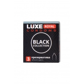 Черные презервативы LUXE Royal Black Collection - 3 шт. - Luxe - купить с доставкой в Северске