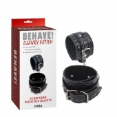 Черные наручники Surrender Wrist Restraints - Chisa - купить с доставкой в Северске