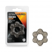 Дымчатое эрекционное кольцо Stay Hard Thick Bead Cock Ring - Blush Novelties - в Северске купить с доставкой