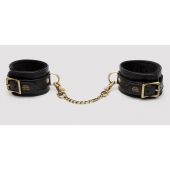 Черные оковы на ноги Bound to You Faux Leather Ankle Cuffs - Fifty Shades of Grey - купить с доставкой в Северске