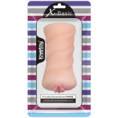 Телесный мастурбатор-вагина X-Basic Pocket Pussy без вибрации - Lovetoy - в Северске купить с доставкой