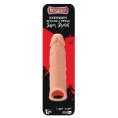 Телесная насадка EXTENDER WITH BALL STRAP 6.5 - 17 см. - Dream Toys - в Северске купить с доставкой