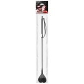 Черный стек с наконечником-сердечком - 54 см. - Notabu - купить с доставкой в Северске