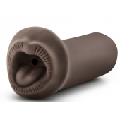 Коричневый мастурбатор-ротик Naughty Nicole - Blush Novelties - в Северске купить с доставкой