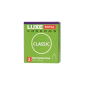 Гладкие презервативы LUXE Royal Classic - 3 шт. - Luxe - купить с доставкой в Северске