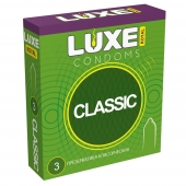 Гладкие презервативы LUXE Royal Classic - 3 шт. - Luxe - купить с доставкой в Северске