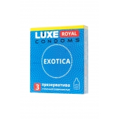 Текстурированные презервативы LUXE Royal Exotica - 3 шт. - Luxe - купить с доставкой в Северске