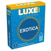 Текстурированные презервативы LUXE Royal Exotica - 3 шт. - Luxe - купить с доставкой в Северске