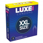 Презервативы увеличенного размера LUXE Royal XXL Size - 3 шт. - Luxe - купить с доставкой в Северске
