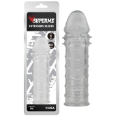 Прозрачная реалистичная насадка на пенис Extra Texture Sleeve - 16,2 см. - Chisa - в Северске купить с доставкой