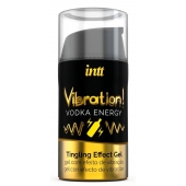 Жидкий интимный гель с эффектом вибрации Vibration! Vodka Energy - 15 мл. - INTT - купить с доставкой в Северске