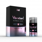 Жидкий интимный гель с эффектом вибрации Vibration! Bubble Gum - 15 мл. - INTT - купить с доставкой в Северске