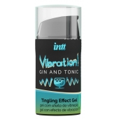 Жидкий интимный гель с эффектом вибрации Vibration! Gin   Tonic - 15 мл. - INTT - купить с доставкой в Северске