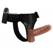 Страпон на трусиках с вибрацией Ultra Passionate Harness - 16 см. - Baile - купить с доставкой в Северске