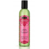 Массажное масло Naturals Strawberry Dreams с ароматом клубники - 236 мл. - Kama Sutra - купить с доставкой в Северске