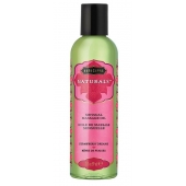 Массажное масло Naturals Strawberry Dreams с ароматом клубники - 59 мл. - Kama Sutra - купить с доставкой в Северске