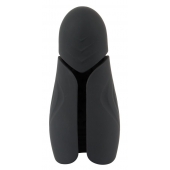 Черный силиконовый вибромастурбатор с нагревом Masturbator with 2 Functions - Orion - в Северске купить с доставкой