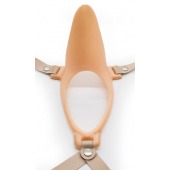 Телесный эректор-ложечка с фиксацией на ремешках MEN STYLE - LOVETOY (А-Полимер) - в Северске купить с доставкой