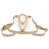 Телесный эректор-ложечка с фиксацией на ремешках MEN STYLE - LOVETOY (А-Полимер) - в Северске купить с доставкой