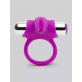 Лиловое виброкольцо с пультом ДУ Remote Control Cock Ring - Happy Rabbit - в Северске купить с доставкой