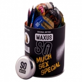 Текстурированные презервативы в кейсе MAXUS So Much Sex - 100 шт. - Maxus - купить с доставкой в Северске
