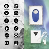 Синее кольцо с вибрацией Thor Cockring - FeelzToys - в Северске купить с доставкой