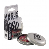 Экстремально тонкие презервативы в железном кейсе MAXUS Extreme Thin - 3 шт. - Maxus - купить с доставкой в Северске