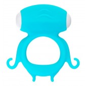 Голубое виброкольцо на пенис Sair - A-toys - в Северске купить с доставкой