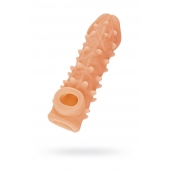 Телесная закрытая насадка с пупырышками Cock Sleeve Size M - 15,6 см. - KOKOS - в Северске купить с доставкой