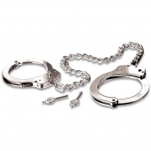 Металлические наручники Metal Leg Cuffs - Pipedream - купить с доставкой в Северске