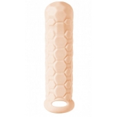 Телесный фаллоудлинитель Homme Long - 15,5 см. - Lola Games - в Северске купить с доставкой