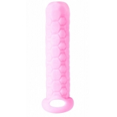 Розовый фаллоудлинитель Homme Long - 13,5 см. - Lola Games - в Северске купить с доставкой