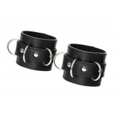 Черные наручники Anonymo на сцепке - ToyFa - купить с доставкой в Северске