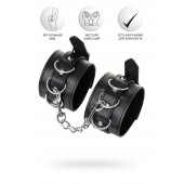 Черные оковы Anonymo из искусственной кожи - ToyFa - купить с доставкой в Северске