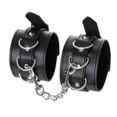 Черные оковы Anonymo из искусственной кожи - ToyFa - купить с доставкой в Северске