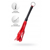 Красно-черный флоггер Anonymo - 28 см. - ToyFa - купить с доставкой в Северске