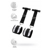 Черно-серебристые фиксаторы для рук на дверь Anonymo - ToyFa - купить с доставкой в Северске