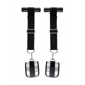 Черно-серебристые фиксаторы для рук на дверь Anonymo - ToyFa - купить с доставкой в Северске