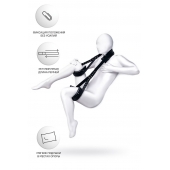 Черные кожаные стропы для фиксации Anonymo - ToyFa - купить с доставкой в Северске