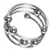 Большое металлическое кольцо под головку пениса - ToyFa - купить с доставкой в Северске