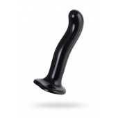 Черный стимулятор для пар P G-Spot Dildo Size L - 19 см. - Strap-on-me - в Северске купить с доставкой
