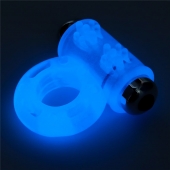 Голубое, светящееся в темноте эрекционное виброкольцо Lumino Play Vibrating Penis Ring - Lovetoy - в Северске купить с доставкой