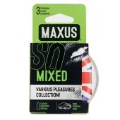 Презервативы в пластиковом кейсе MAXUS AIR Mixed - 3 шт. - Maxus - купить с доставкой в Северске