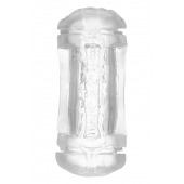 Прозрачный двусторонний мастурбатор Sophia - вагина и анус - Dream Toys - в Северске купить с доставкой