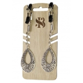 Изысканные зажимы на соски с подвесками  Шахерезада - Sitabella - купить с доставкой в Северске